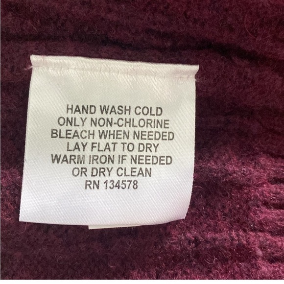 Vineyard Vines Wool/Cashmere Blend Cable Knit 1/4 Zip Sweater Size L - Picture 9 of 11